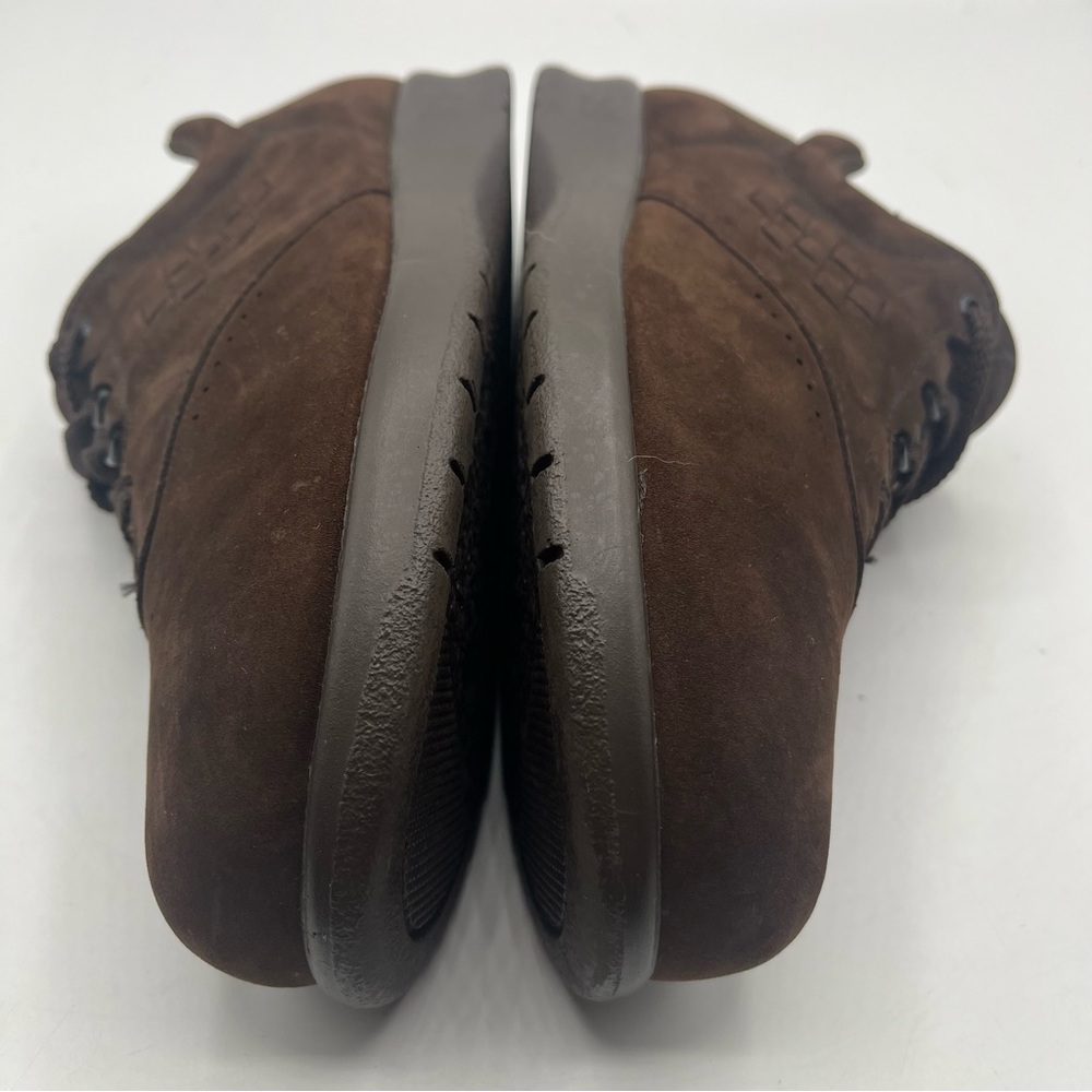SAS Womens Free Time Chocolate Brown Suede Walking Shoes Sz 5.5 Tripad Comfort - Picture 10 of 14